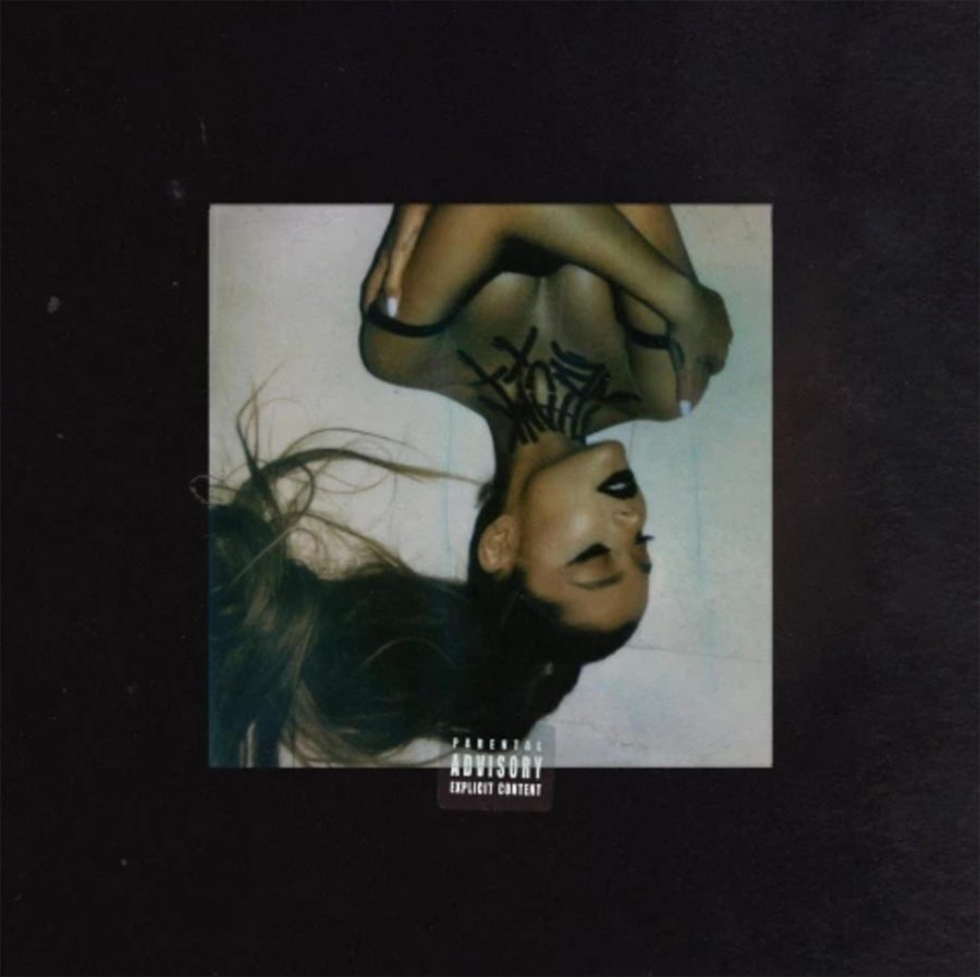 Arianas new album cover.