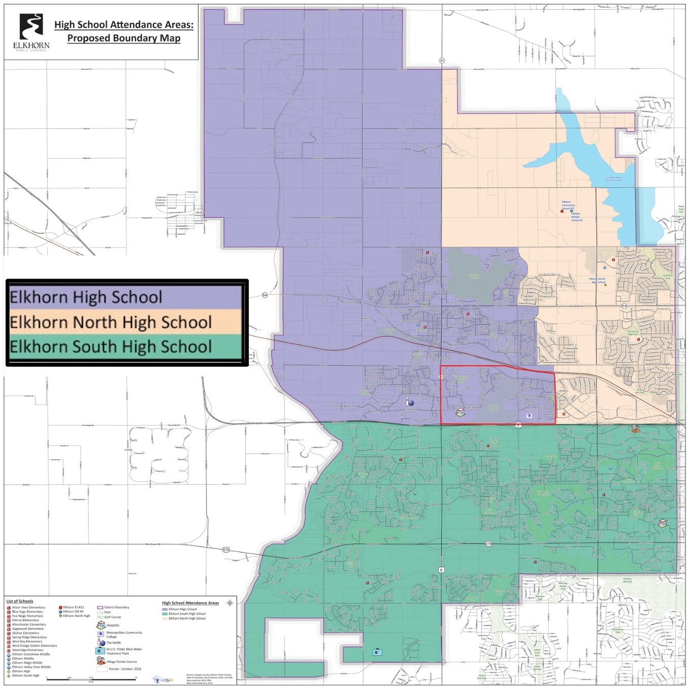 Breaking News Boundaries Announced For Elkhorn North High School