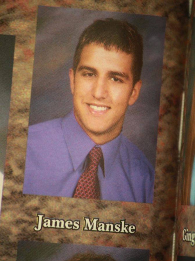 James Manske in his senior yearbook.