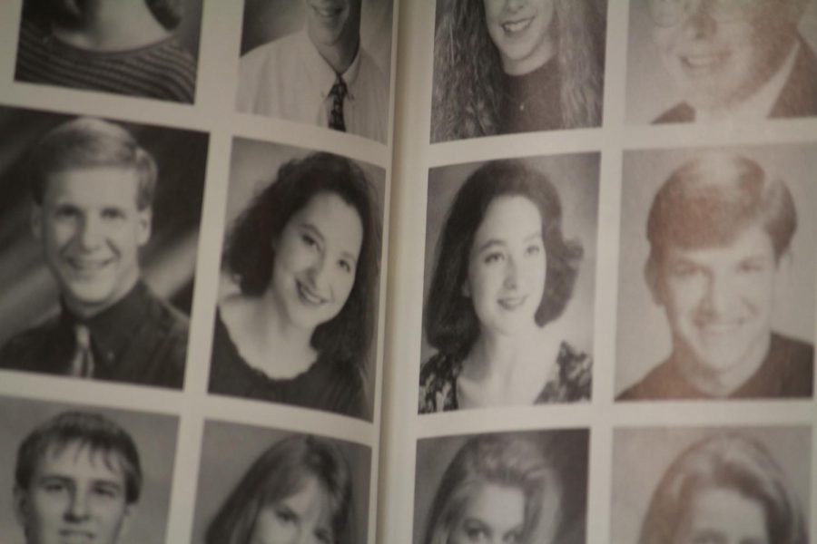 Twins, Candice Chilson-Watson and Jamie Chilson in their senior yearbook. 
