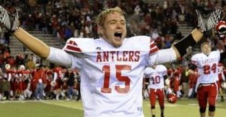 Senior Dan Feickert after winning the state championship in 2011.