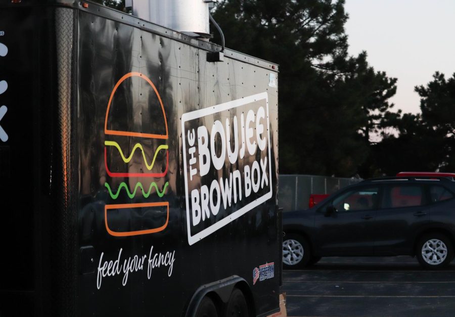 The Boujee Brown Box truck at the burning of the E