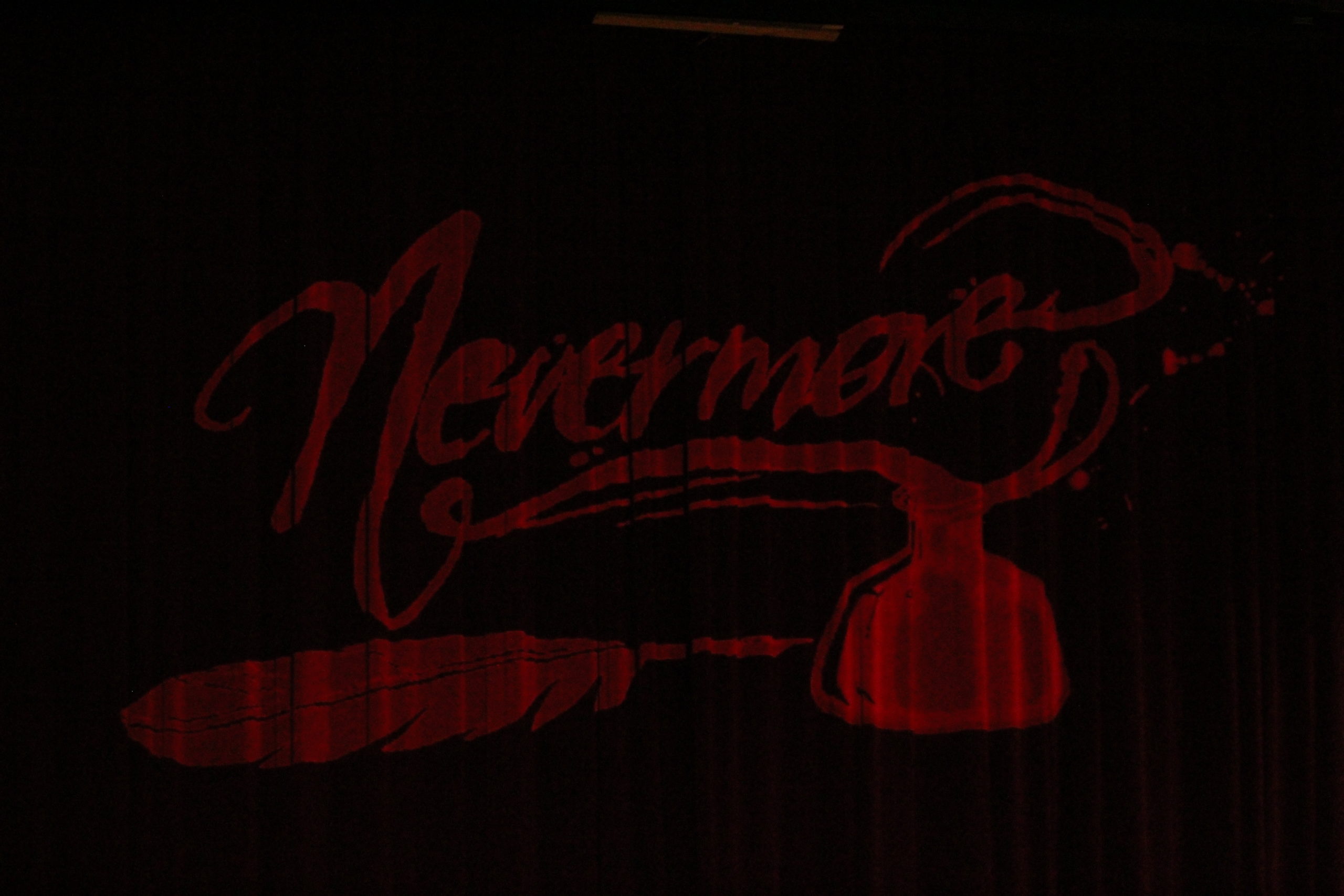 The opening scene to the new Elkhorn High School Play, Nevermore.