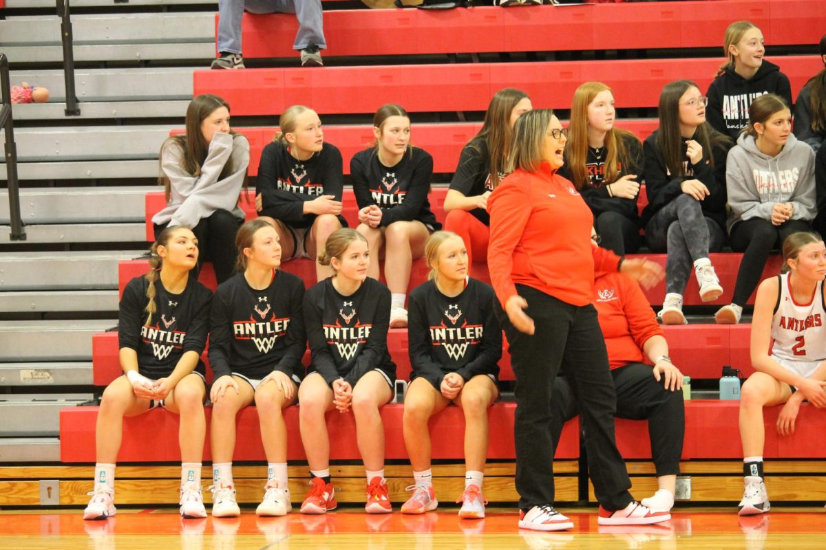 Coach Wraggie gets frustrated during the Elkhorn North game.