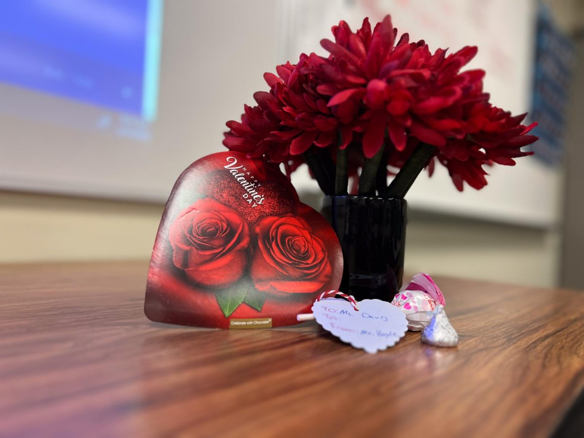 Tradional valentines gifts such as flowers and candy are signs of corporate influence on the holiday.