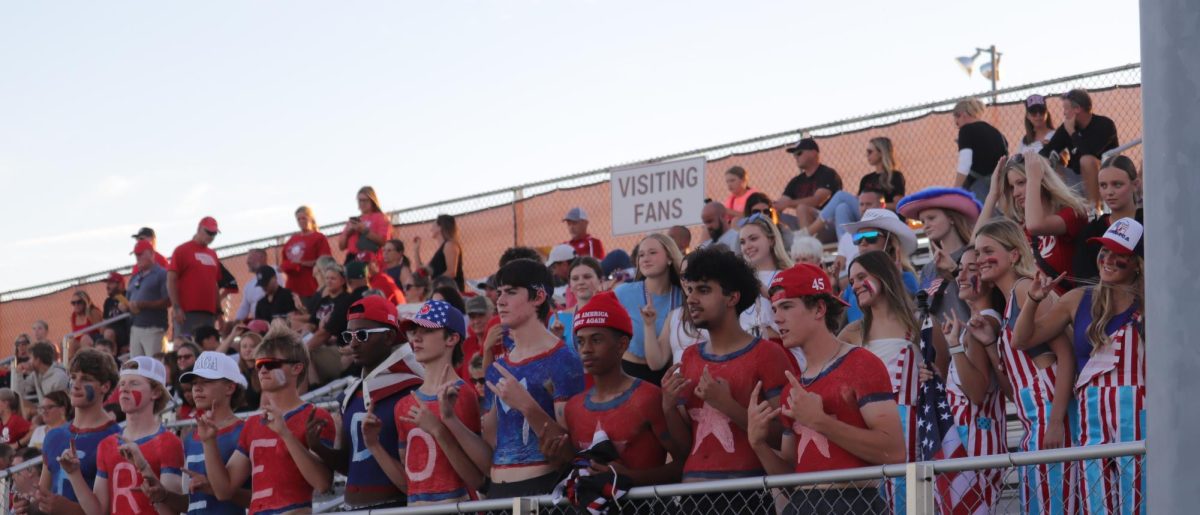 The Antlers are showing school spirit by dressing in theme USA. The final score for varsity football on 9/20 was 0-28 Waverly.