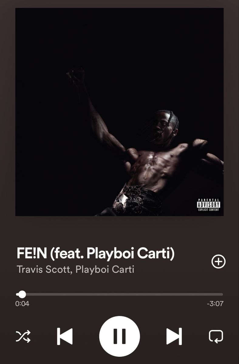 Travis Scott's song FE!N was the crowd favorite at the 2024 Homecoming dance. Students were pleasantly surprised with the variety of songs DJ Matt played. Photo from Spotify.com.