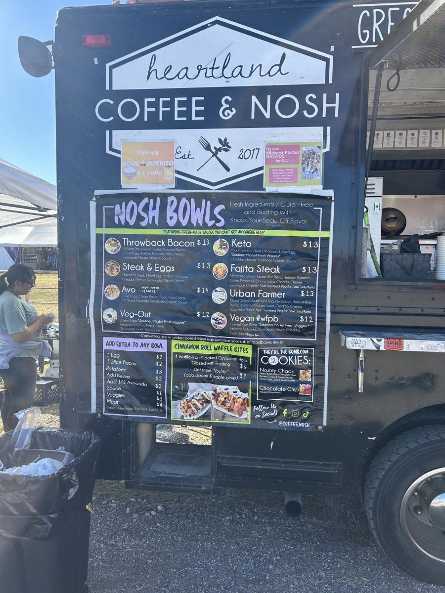 This was a stand in the food area called Heartland Coffee and Nosh which has amazing fresh food. This was at Junkstock Friday 9/27/24. 