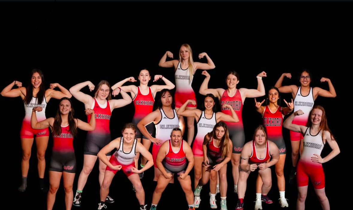 The Elkhorn Antlers Girls Wrestling team photo was posted on May 28th, 2024. Posted on the Elkhorn Girls Wrestling Instagram page.