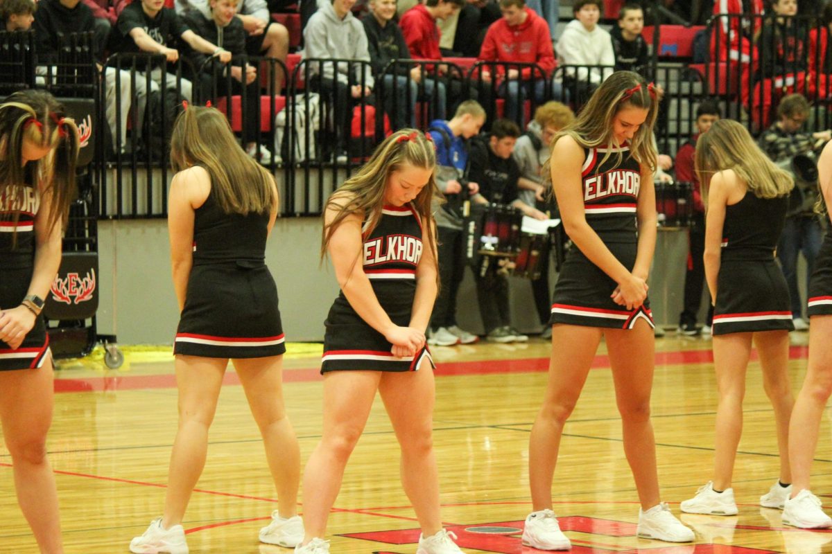 Sophia Anderson started off the dance great. The winter pep rally was a hit on January 17, 2025.