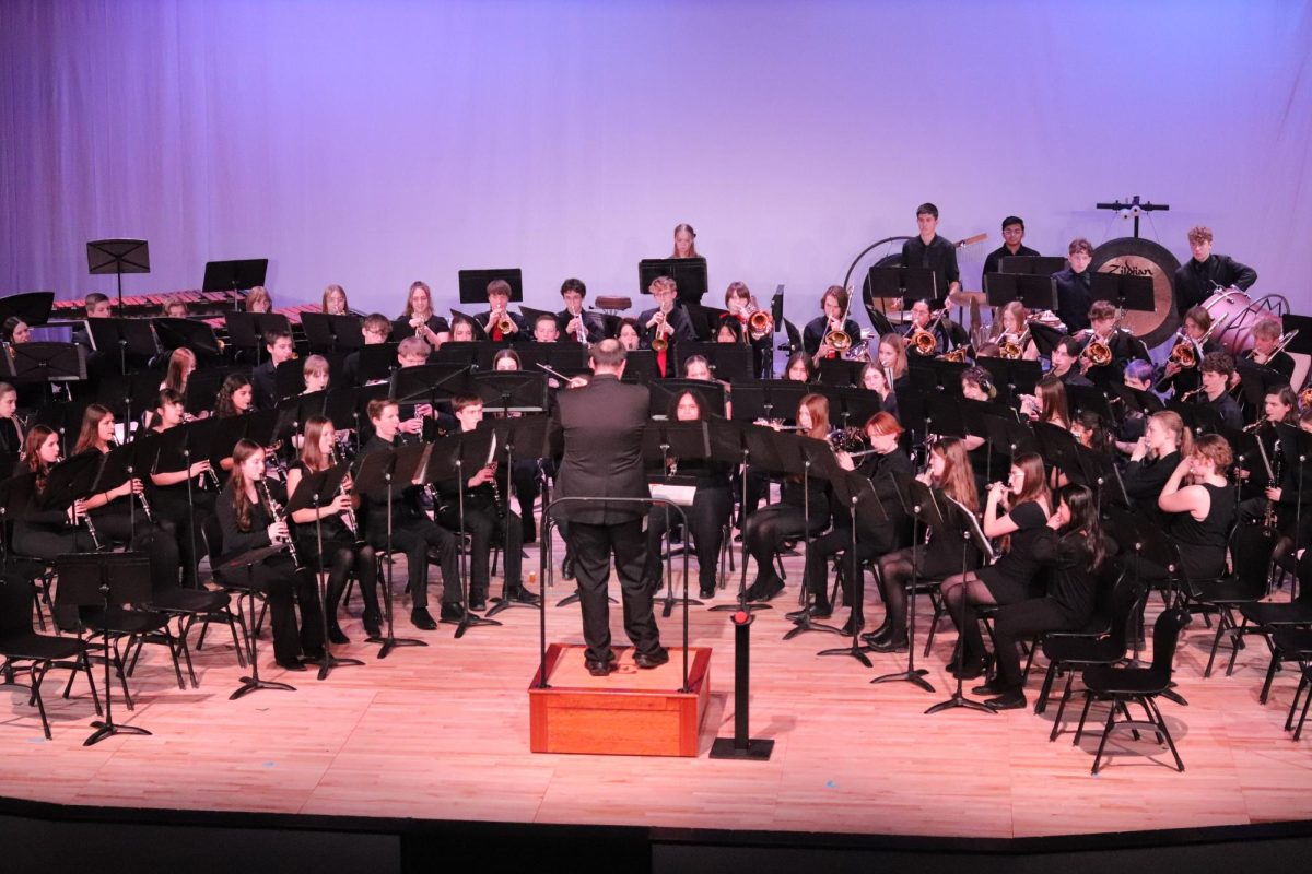 EHS band focuses to create great music.