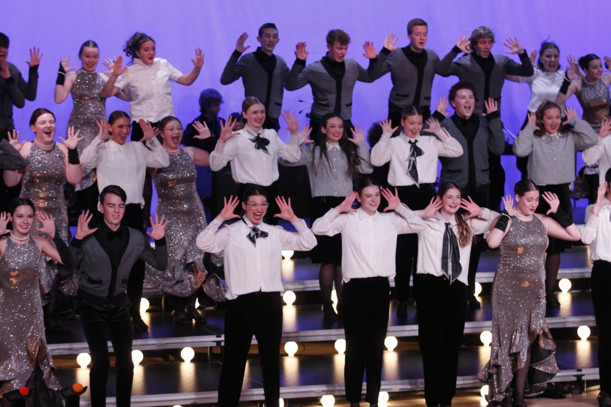Elkhorn High School show choir Excel perform at Red Carpet Classic, the show choir competition hosted by EHS.