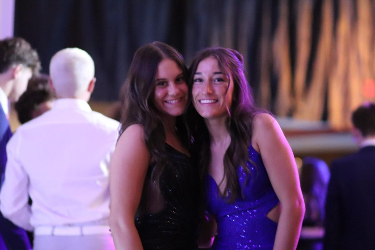 Senior girls pose for a picture.
