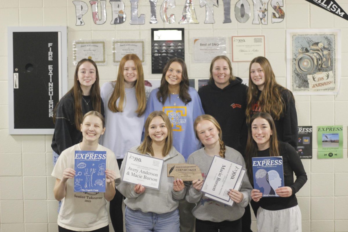 Young women play an important role in the leadership team of the Antler Express staff. National Women's Day is March 8th.