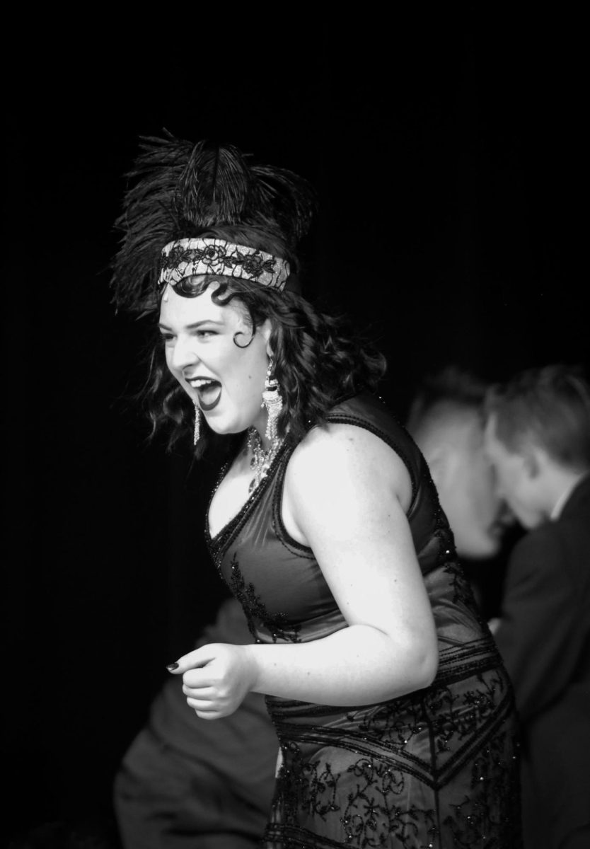 Countess Lily Malevsky-Malevitch sings about Russia as the "land of yesterday during the EHS production of Anastasia.