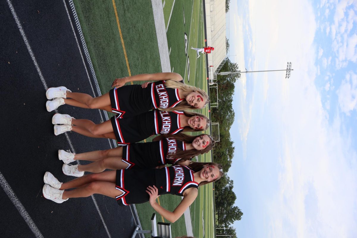Dance team at the football game