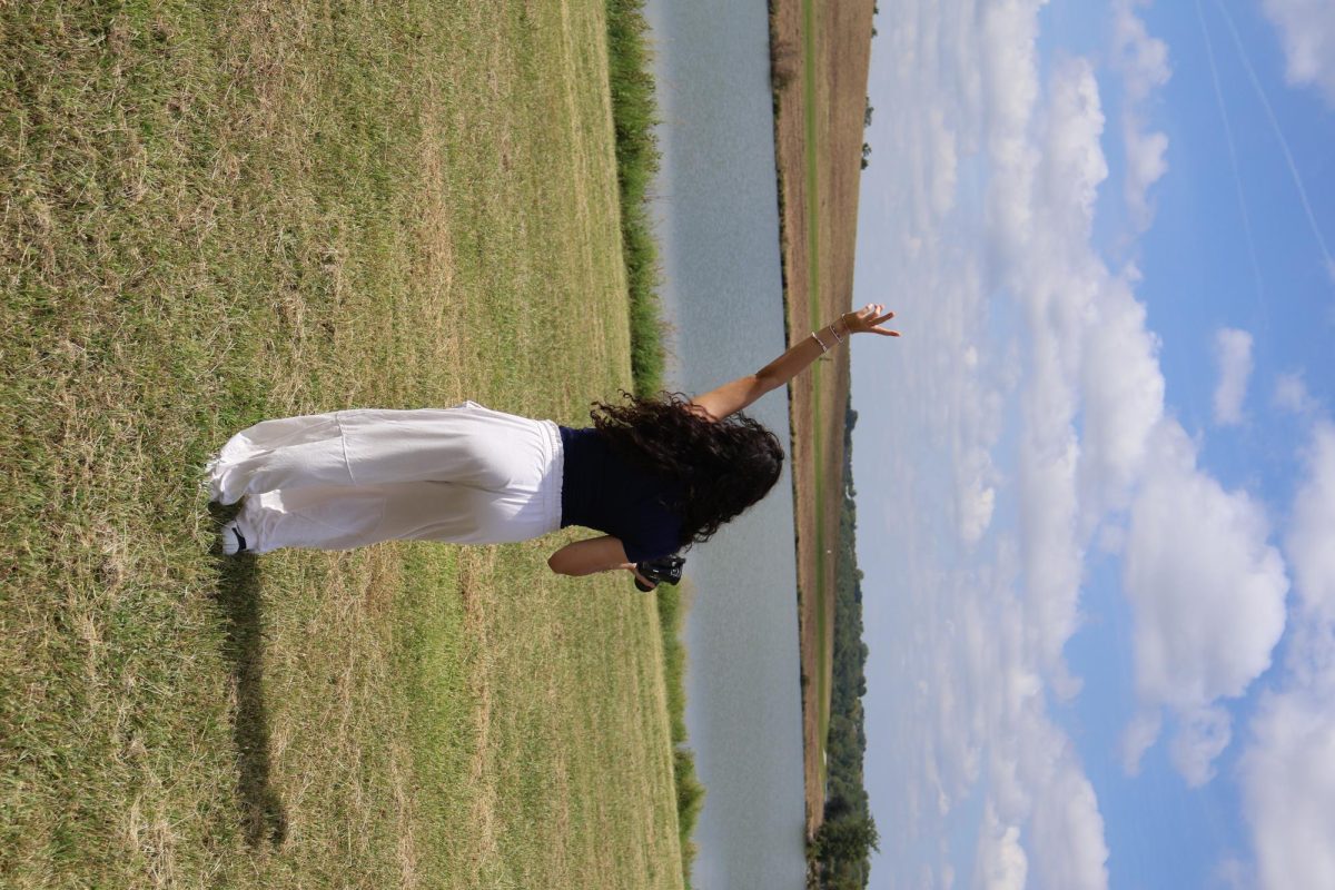 practicing photos at the school after class