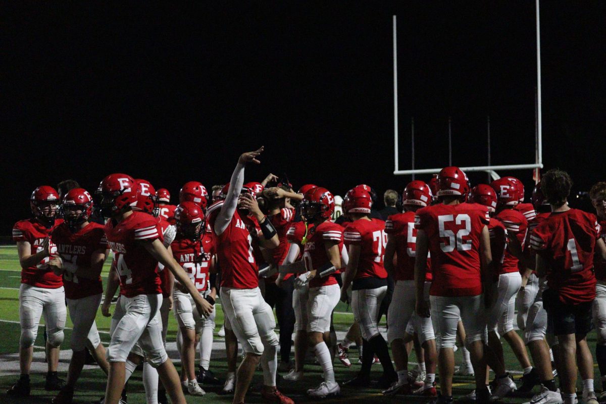 Varsity team during football game against Gretna on August 29th.