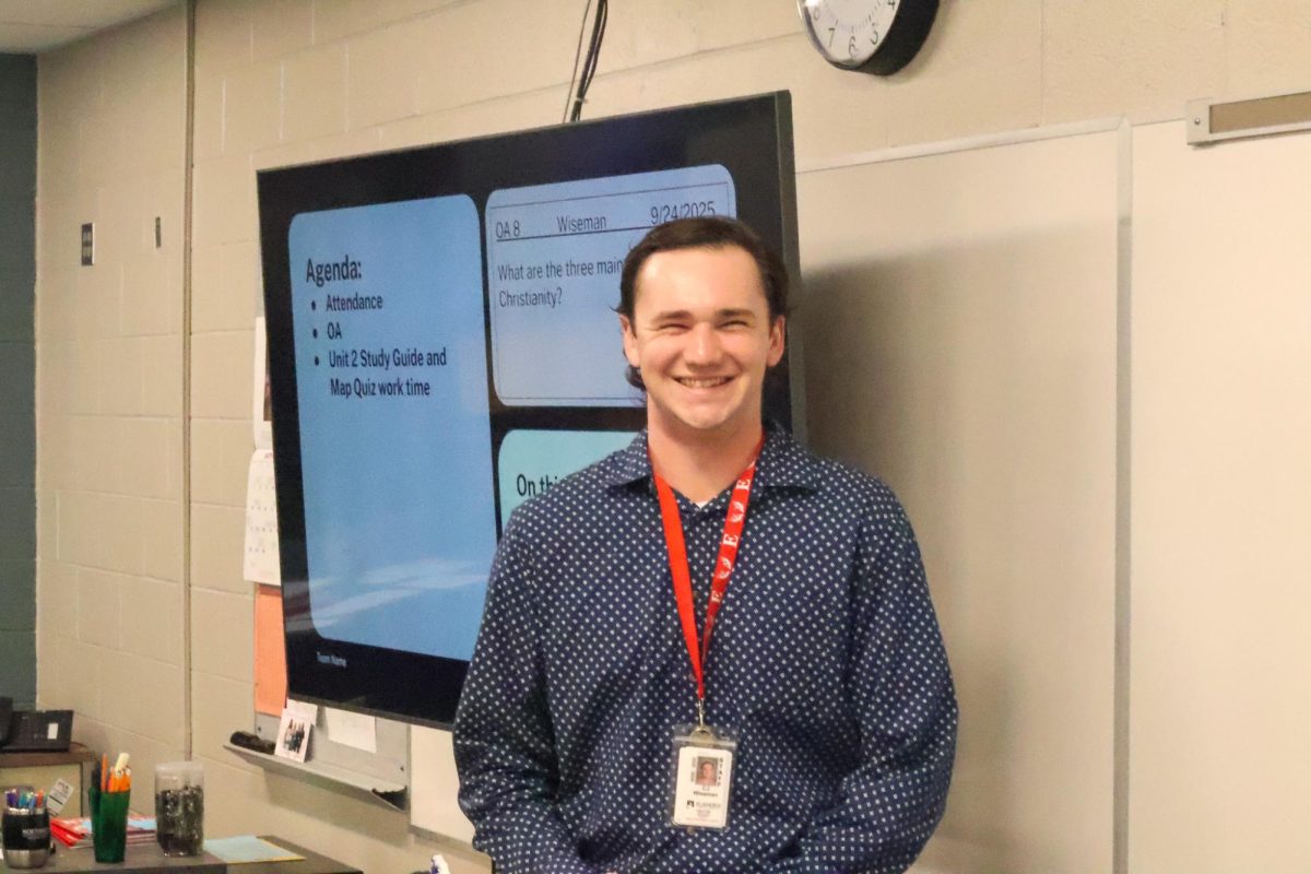 New Social Studies teacher, Mr. Wiseman