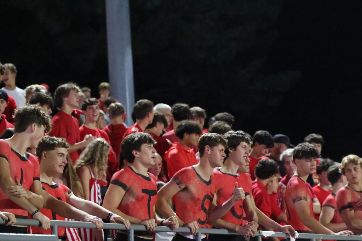 Student Section watching the game