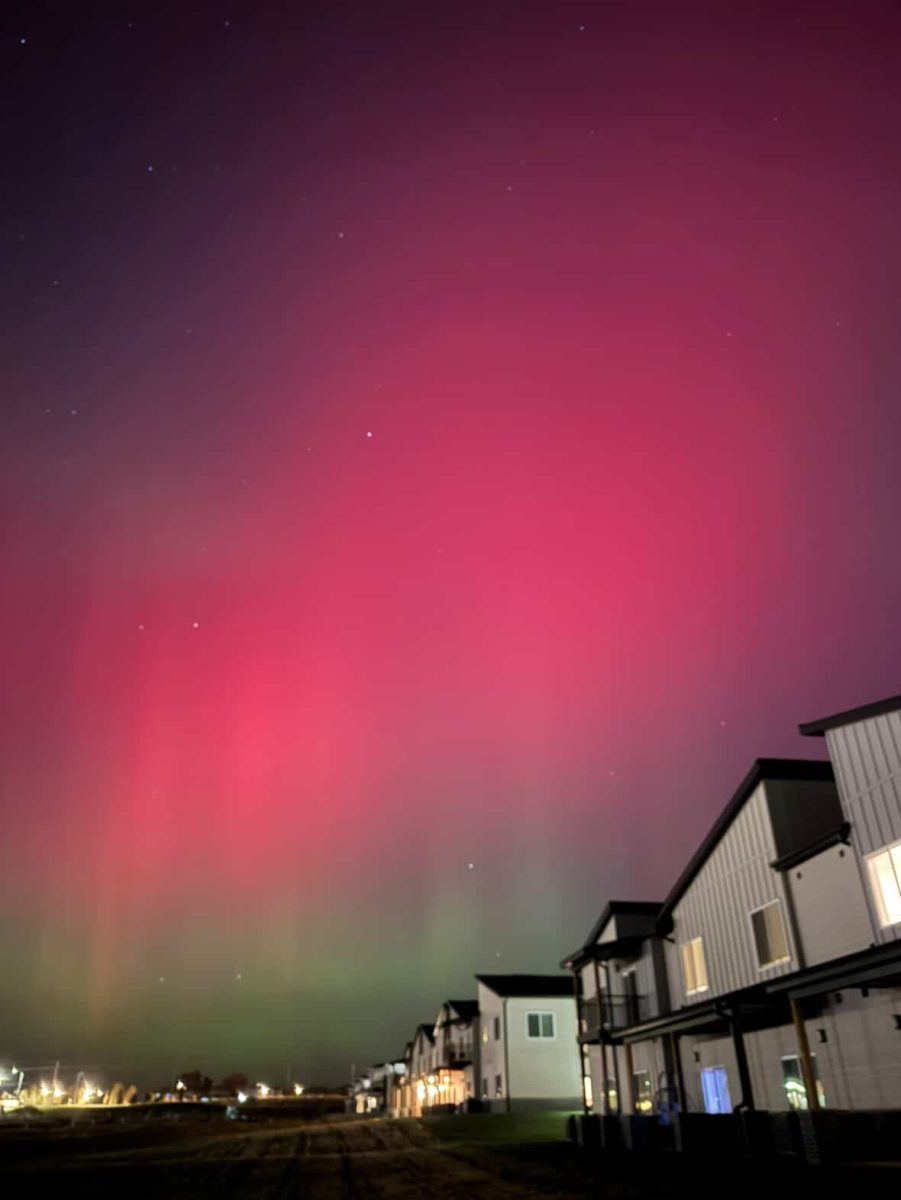 This photo of the Northern Lights was captured by Heather Ramirez from her house on Tuesday November 11th. 