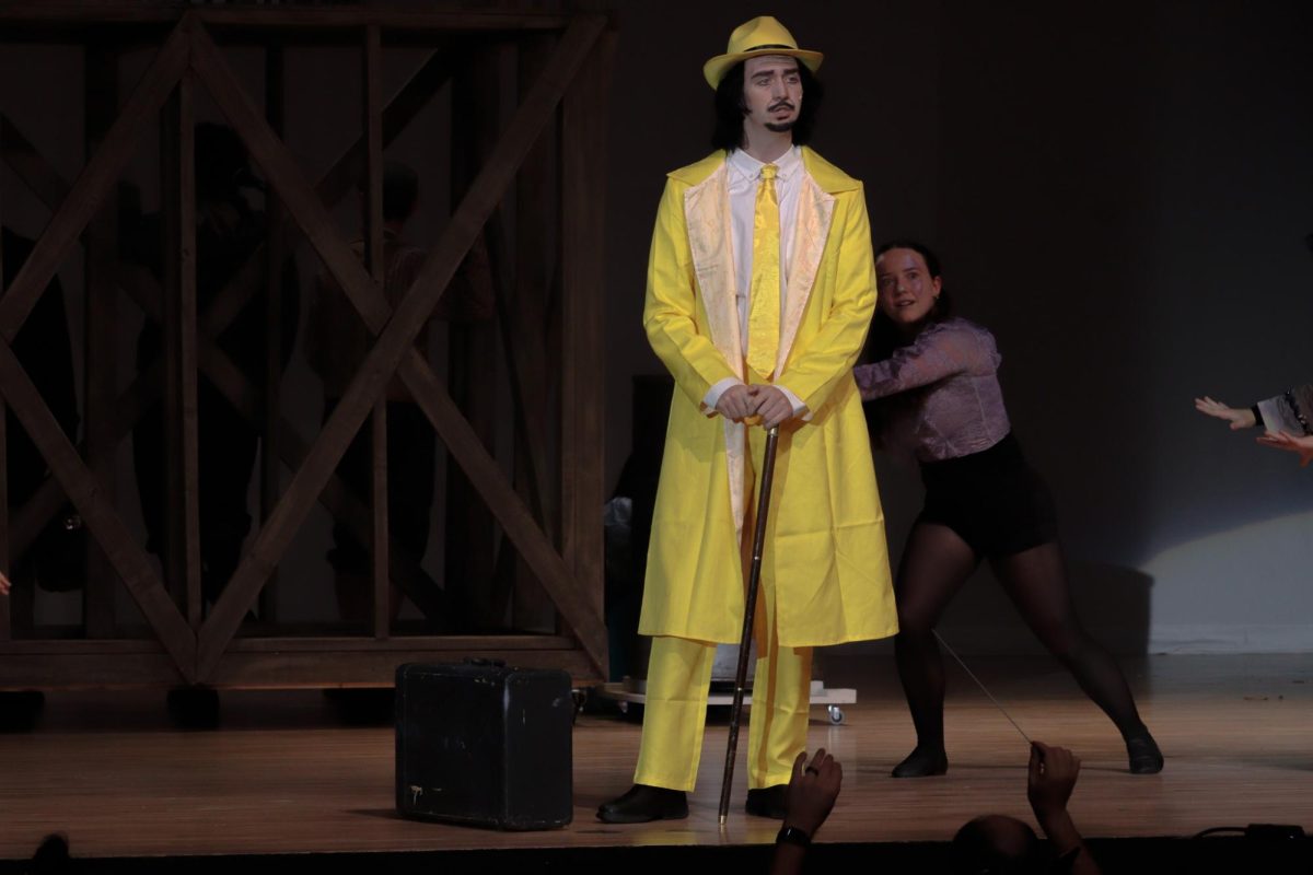 Senior Taylor Kohn plays the main antagonist in "Tuck Everlasting."