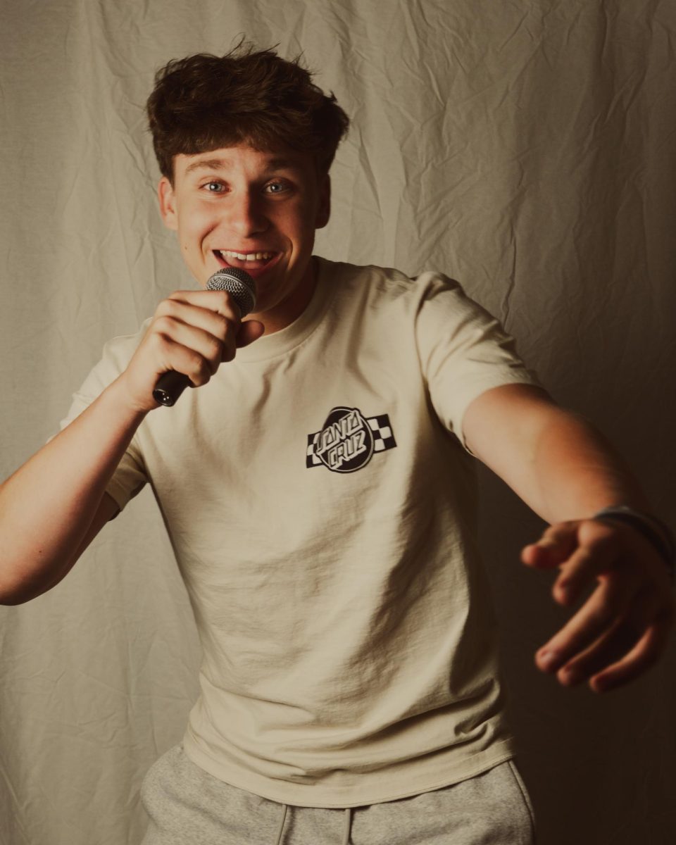 Senior Carter Haberling has a budding career as a rap artist. 