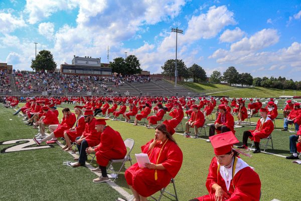 The Class of 2026 sits for the graduation ceremony, May 17, 2026.
